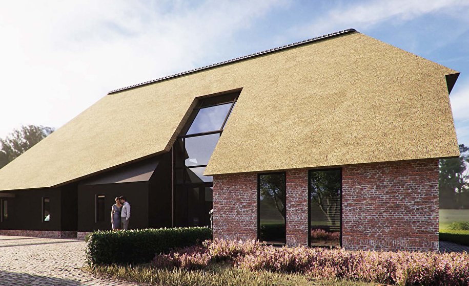 Modern landelijke villa in Schijf