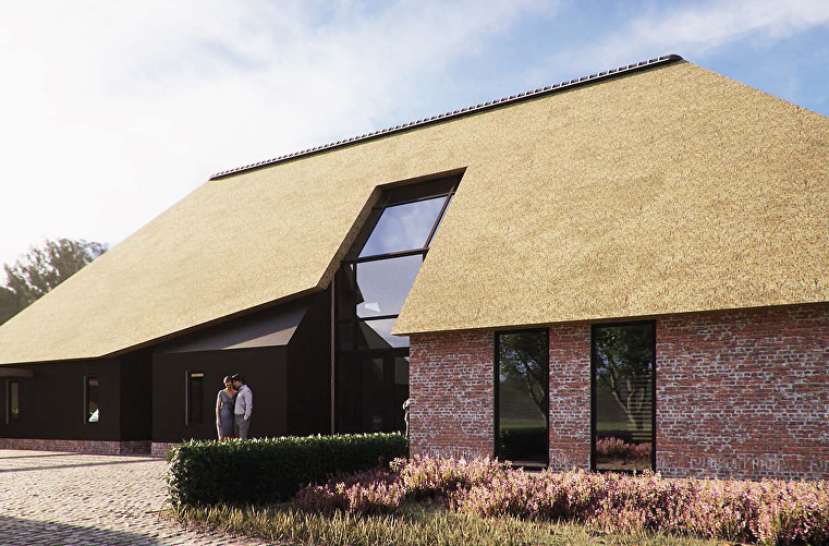 Modern landelijke villa in Schijf