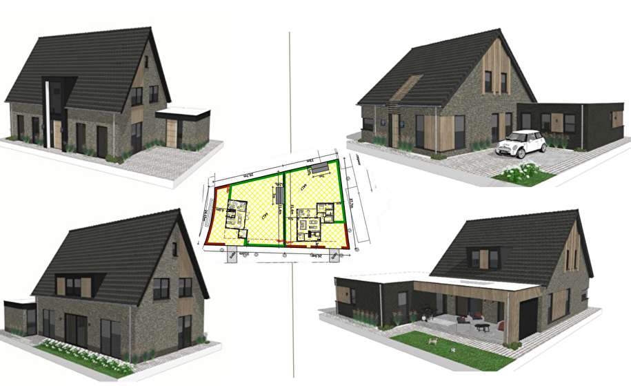 Nieuwbouw twee vrijstaande woningen in Berkel-Enschot